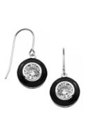 Lord & Taylor Clear Crystal Drop Earrings