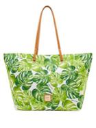 Dooney & Bourke Addison Tropical Leaf Tote Bag