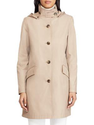 Lauren Ralph Lauren Hooded Cotton-blend Jacket