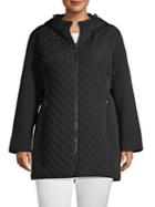 Calvin Klein Plus Quilted Hooded Jacket
