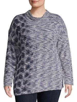 Nic+zoe Plus Plus Coming Along Knit Top