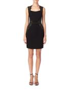 Erin Fetherston Fitted Lace-accented Sheath Dress