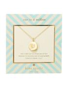 Kate Spade New York One In A Million Letter U Pendant Necklace
