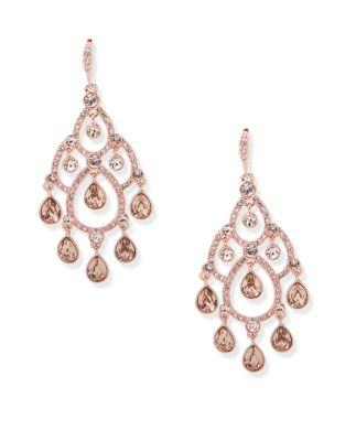 Givenchy Crystal Open Chandelier Earrings