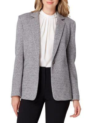 Tahari Arthur S. Levine Button Front Blazer