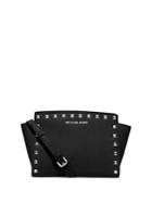 Michael Michael Kors Selma Medium Studded Leather Crossbody Bag