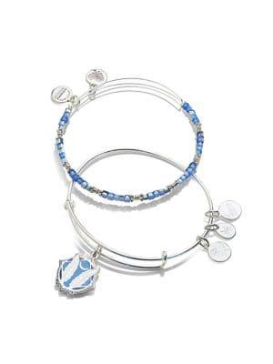 Alex And Ani 2-piece Color Infusion Godspeed Bracelets