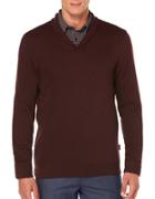 Perry Ellis Textured Cotton-blend Sweater