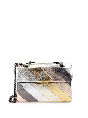 Kurt Geiger London Soho Metallic Leather Shoulder Bag