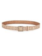 Fashion Focus Perforated Leather Belt