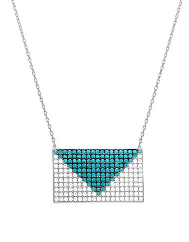 Lord & Taylor Envelope-shaped Pendant Necklace