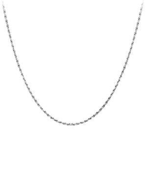 Lord & Taylor Rope Sterling Silver Chain Necklace