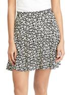 Polo Ralph Lauren Floral Crepe A-line Skirt