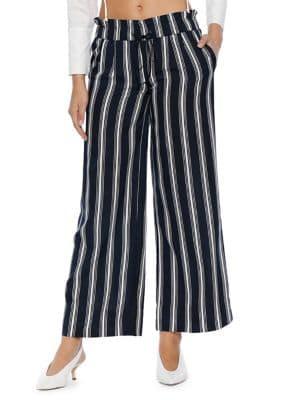 Walter Baker Layla Striped Wide-leg Pants
