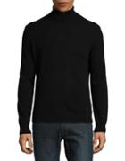 Black Brown Heathered Cashmere Sweater