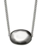 Shade Silvertone Pendant Necklace