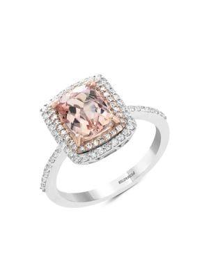 Effy 14k Two-tone Gold, Tourmaline & Diamond Ring