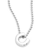 Alex Woo Little Luck Sterling Silver Horseshoe Necklace