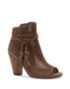 Vince Camuto Leather Peep Toe Bootie