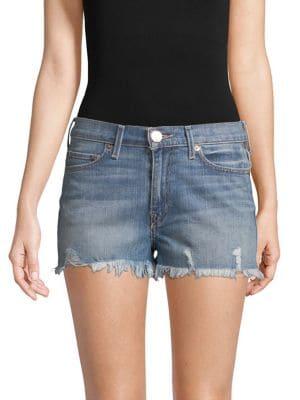 True Religion Colette High Rise Cut Off Shorts