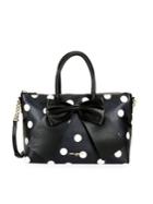 Karl Lagerfeld Paris Polka-dot Iris Shoulder Bag