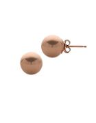 Lord & Taylor 14k Rose Gold Ball Stud Earrings