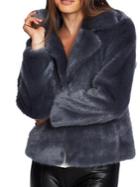 1.state Faux Fur Long-sleeve Jacket