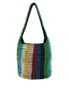 Sam Edelman Haden Wooden Beaded Hobo Bag