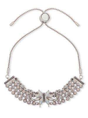 Jenny Packham White Opal And Crystal Slider Bracelet