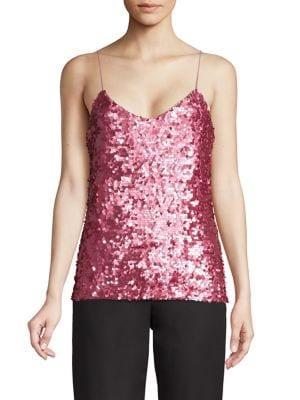 Wayf Ambrose Sequined Cami Top