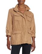 Vince Camuto Faux Suede Barn Jacket