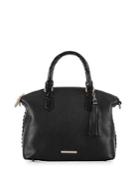 Brahmin Duxbury Leather Satchel With Tassel