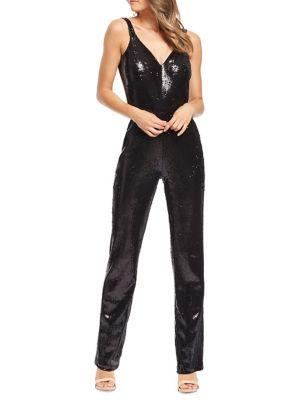 Dress The Population Leigh Sequin Jumpsuit