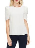 Vince Camuto Sapphire Sheen Puff Sleeve Top