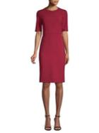 Trina Turk Diamante Cap Sleeve Sheath Dress