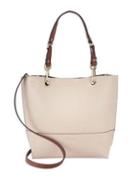 Calvin Klein Sonoma Reversible Leather Satchel And Clutch Set