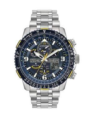 Citizen Promaster Skyhawk A-t Chronograph Stainless Steel Bracelet Watch