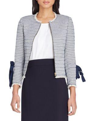 Tahari Arthur S. Levine Tie-sleeve Jacket