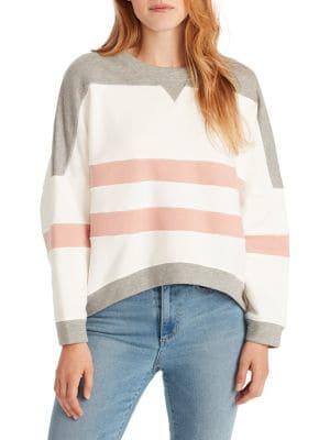 Ella Moss Samantha Boxy Cropped Cotton Pullover