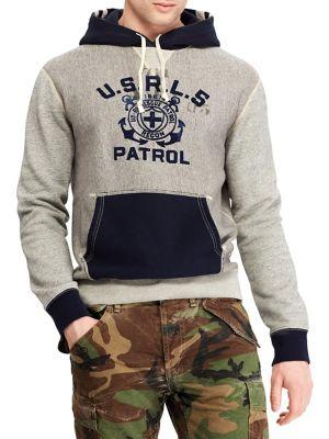 Polo Ralph Lauren Patchwork Fleece Hoodie