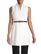 Elie Tahari Savannah Belted Vest