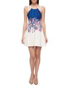 Guess Floral Fit-&-flare Dress