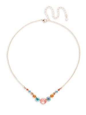 Sorrelli Mango Tango Cara Multicolored Swarovski Crystal Necklace