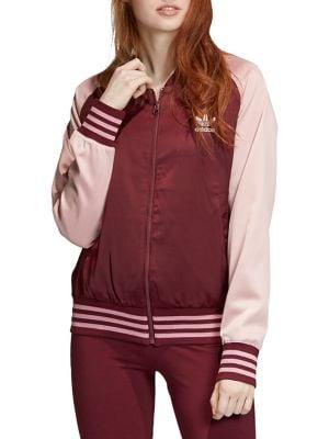 Adidas Satin Zip-front Bomber