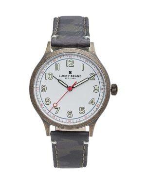 Lucky Brand Jefferson Camo Field Watch