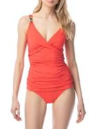 Michael Michael Kors Grecian Lux Twist Tankini Top