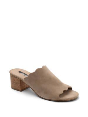 Kensie Hajari Suede Sandal Slides