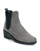 The Flexx Slimmer Leather Wedge Ankle Boots