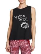 Betsey Johnson Two To Taco Muscle Swing Tank
