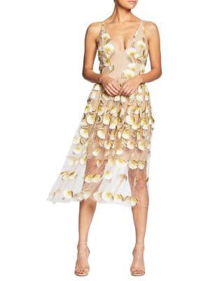 Dress The Population Betsy Floral Fit-&-flare Dress